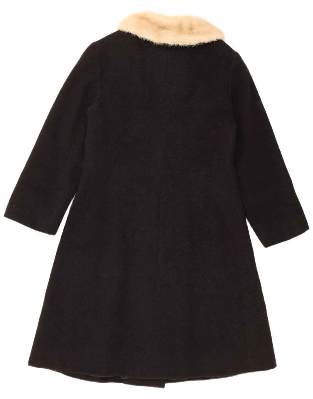 Cappotto vintage da donna UK 10 piccolo nero