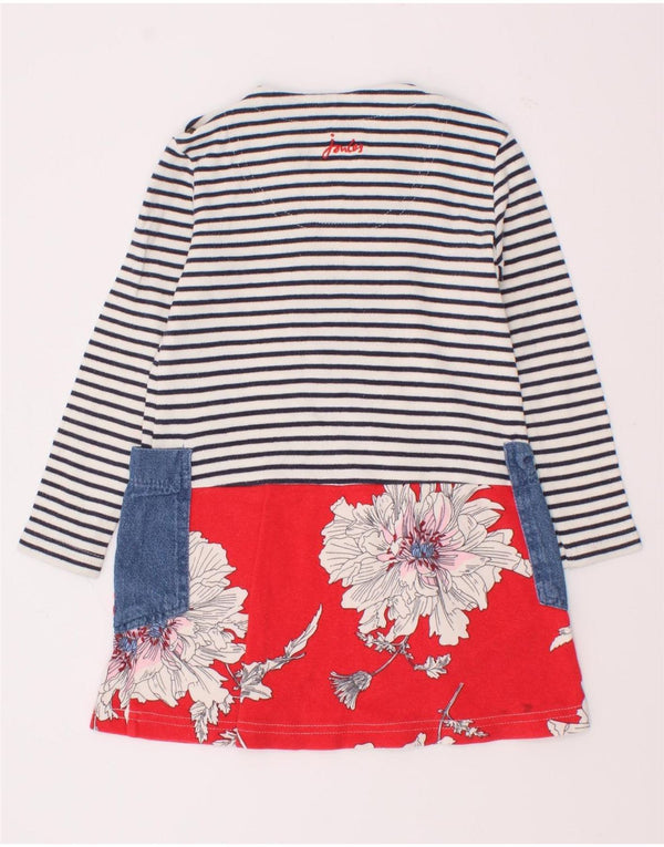 Vestito basic grafico per ragazze Joules 2-3 anni a righe multicolori