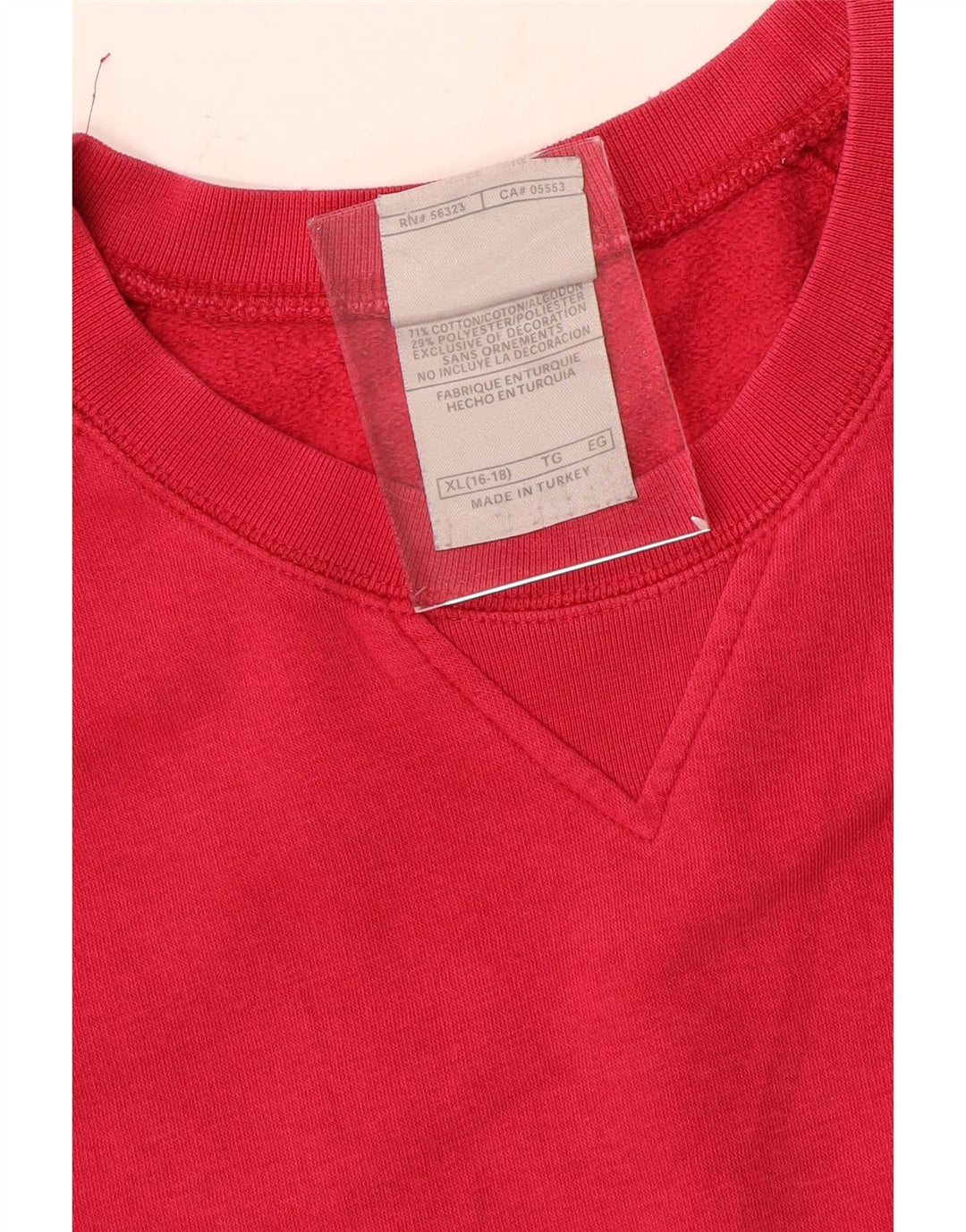 Felpa Nike Donna Maglione US 16/18 XL Cotone Rosa