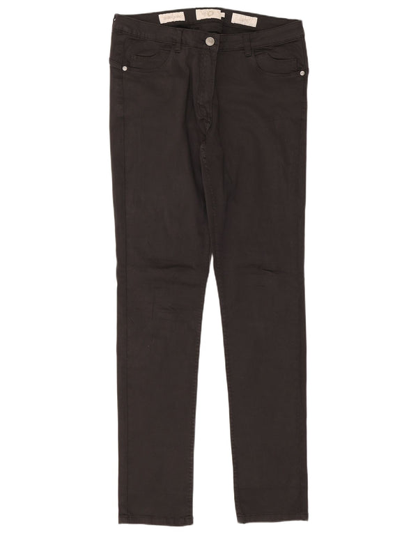 Pantaloni casual slim fit da donna di Dack IT 46 Large W32 L32 cotone nero
