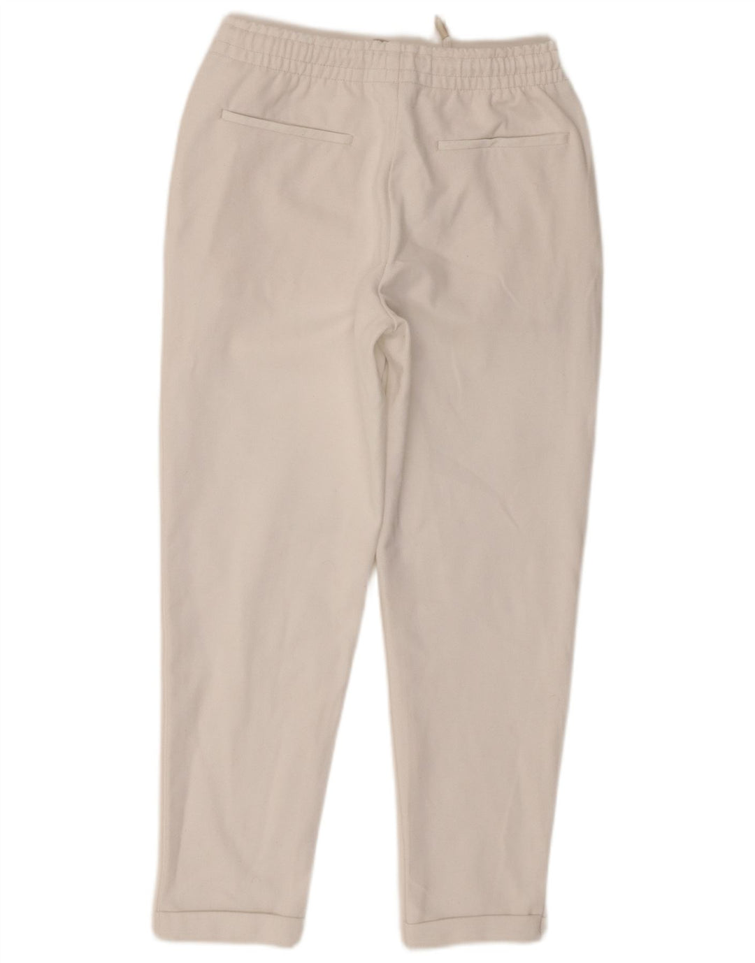 Pantaloni da tuta da uomo Zara in poliestere bianco medio