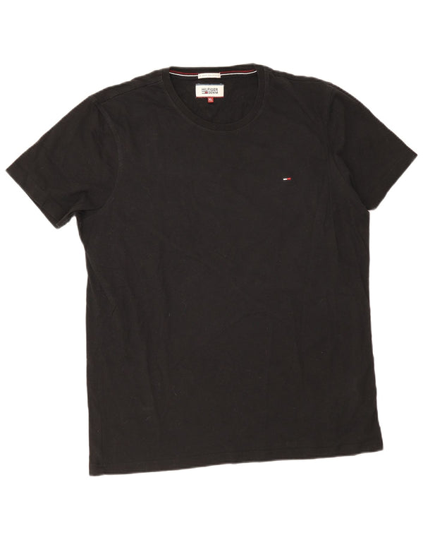 T-shirt da uomo Tommy Hilfiger Top XL in cotone nero