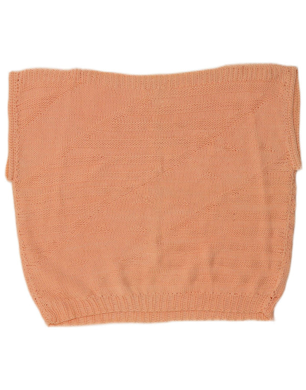 Canotta corta da donna oversize VINTAGE UK 14 arancione medio