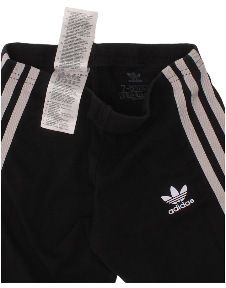 Pantaloncini Adidas Bambina 7-8 Anni Sportivi in Cotone Nero