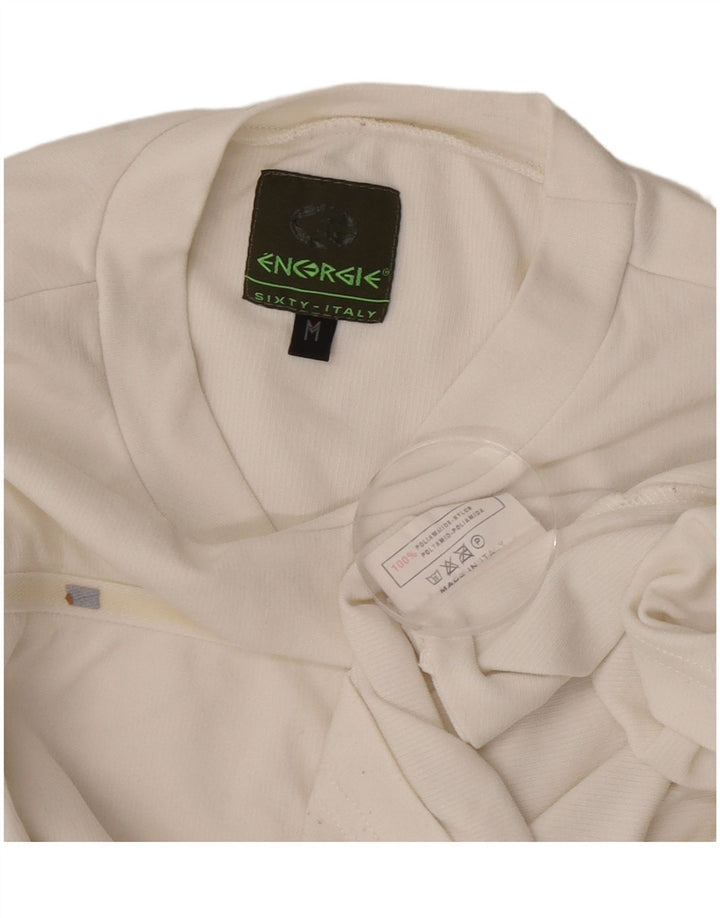 Maglia a maniche lunghe da donna Energie UK 12 Medium White Poliammide