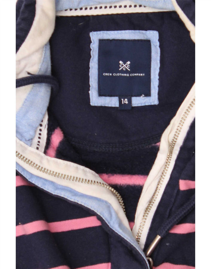 Crew Clothing Felpa da donna Maglione UK 14 Medium Navy Blue Striped