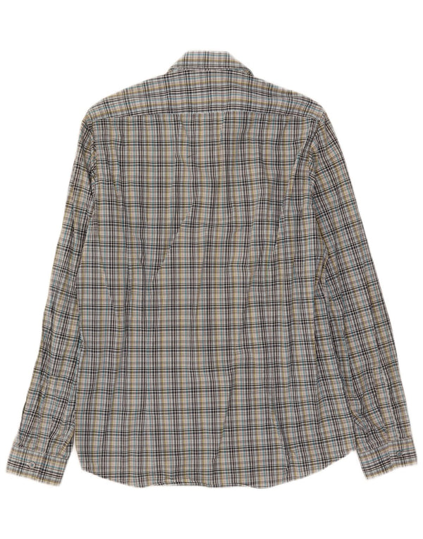 Camicia da uomo Hugo Boss piccola in cotone a quadri multicolore