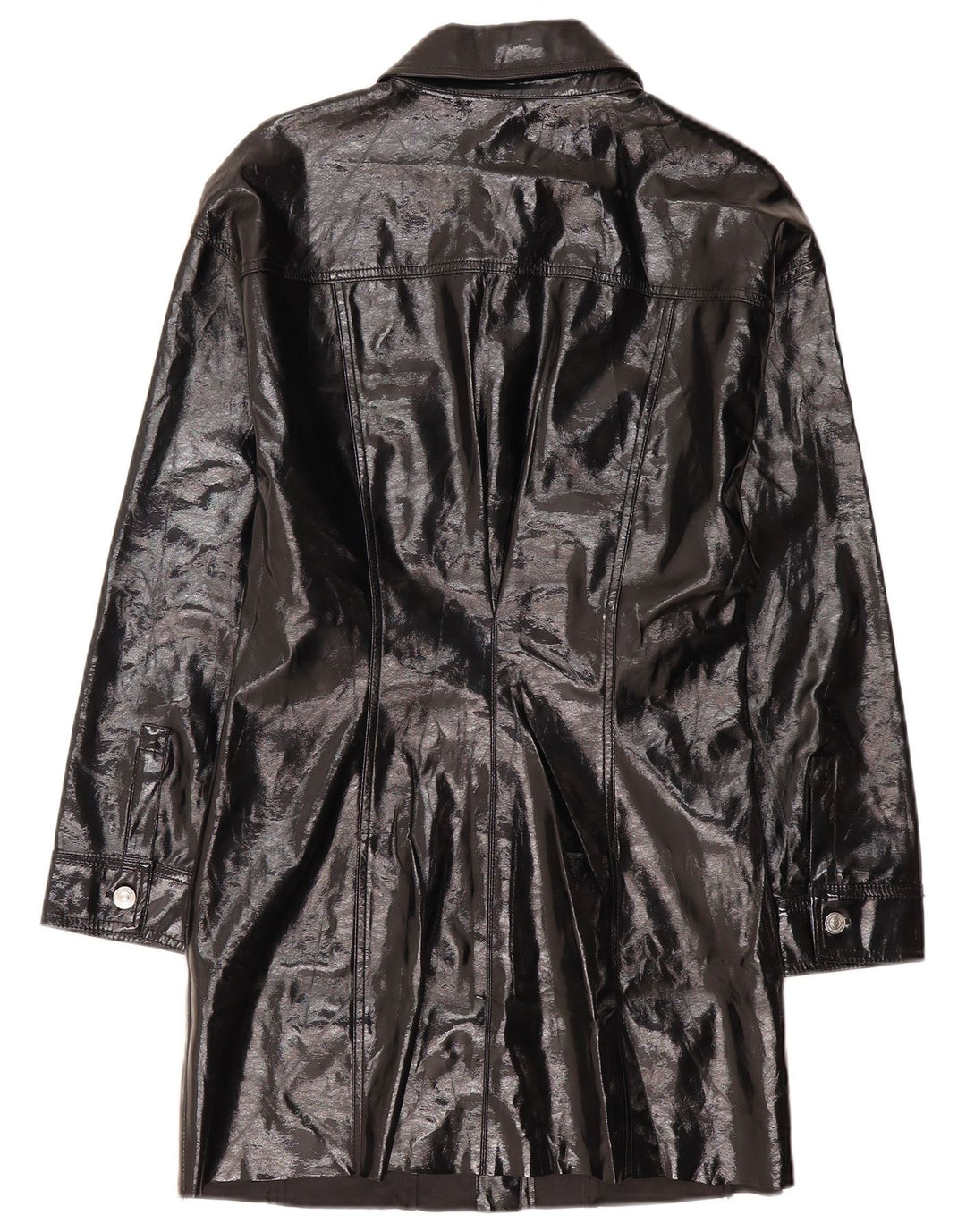Soprabito da donna Zara UK 16 grande poliestere nero