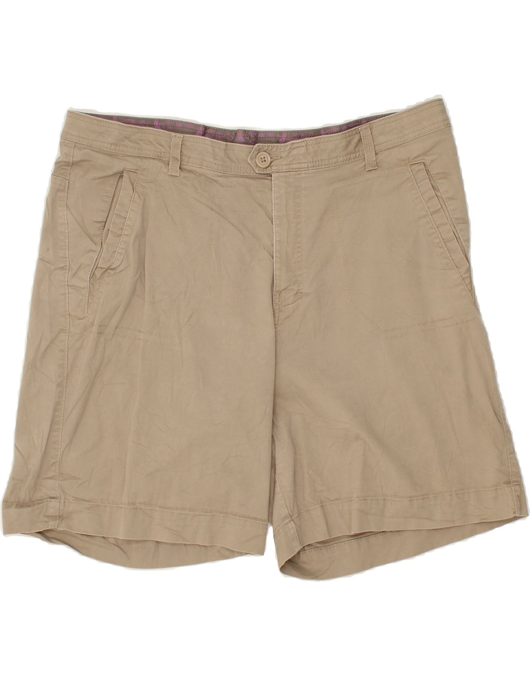 LEE Womens Plus Size Chino Shorts US 20 XL W40 Beige Cotton Vintage Lee and Second-Hand Lee from Messina Hembry 