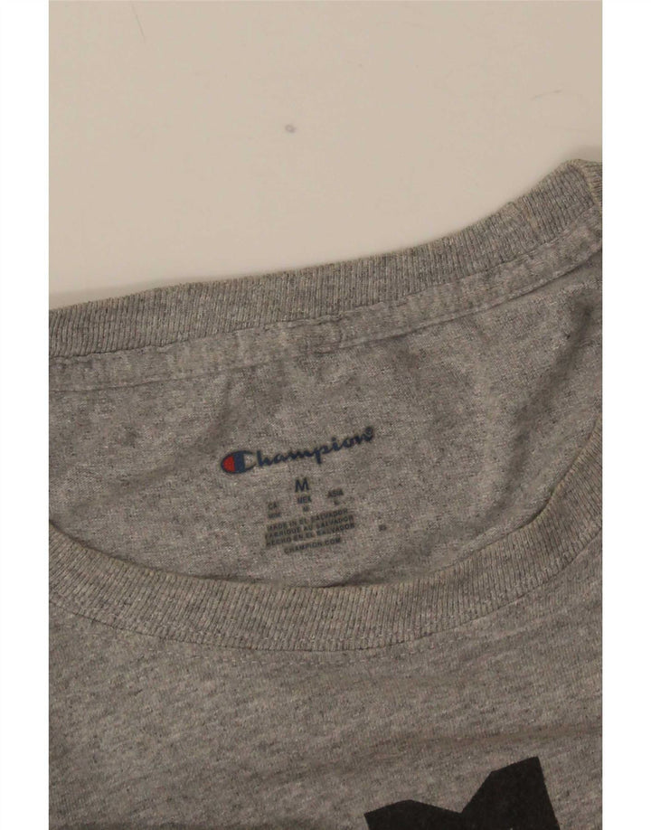 T-shirt grafica da uomo Champion Top grigio medio