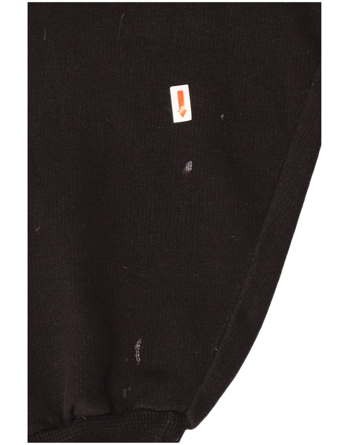 Felpa Diadora da uomo con zip e collo, grande, in cotone color block grigio