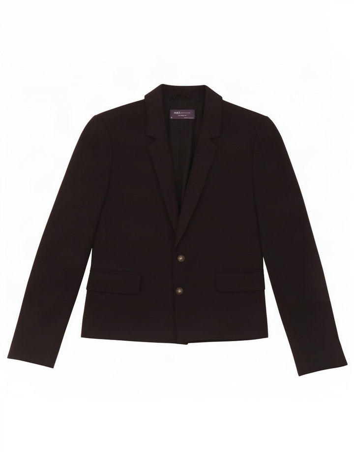 Giacca blazer da donna su misura Marks & Spencer UK 12 media nera