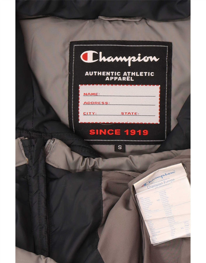 Giacca imbottita oversize da uomo Champion UK 10 Small Grey Colourblock