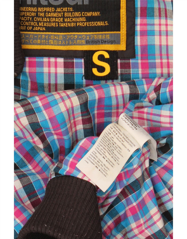 Giacca multiuso trapuntata da donna Superdry UK 10 Small nylon nero