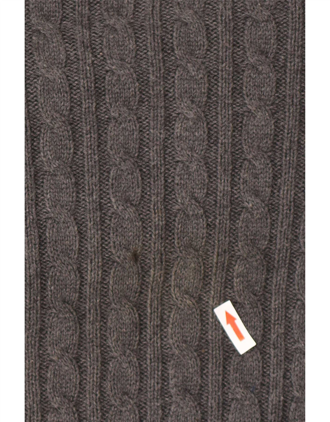 Farah Uomo Vintage Girocollo Maglione Maglione Grande Cotone Grigio
