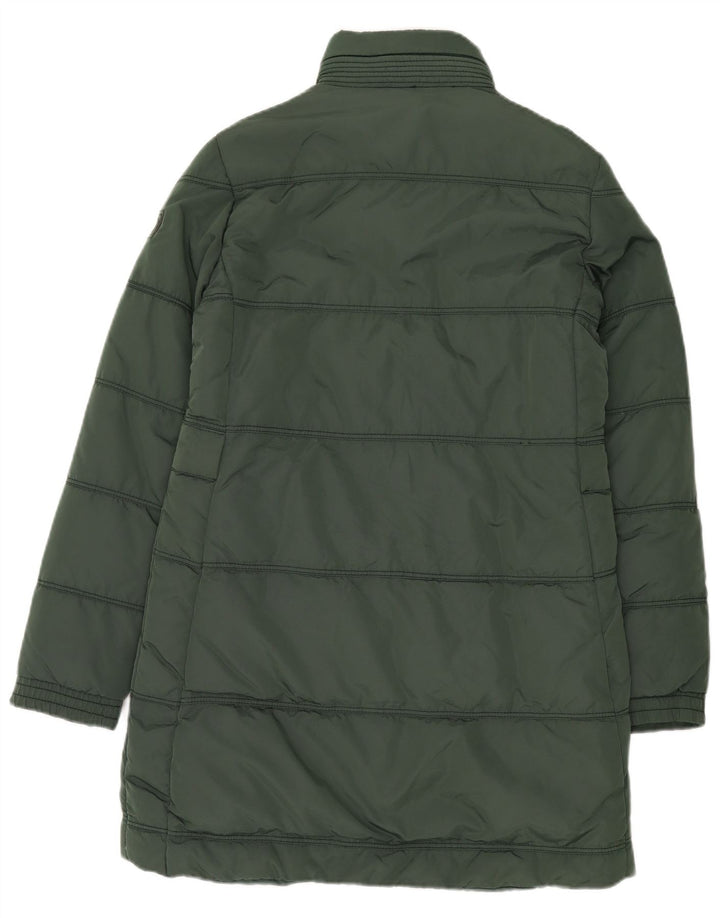 Cappotto imbottito con cappuccio da donna Murphy & Nye UK 16 grande verde