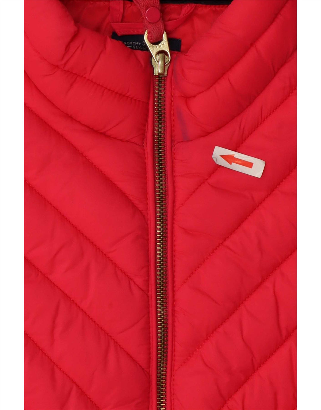 Gilet imbottito da donna Joules UK 10 piccolo rosa in poliammide