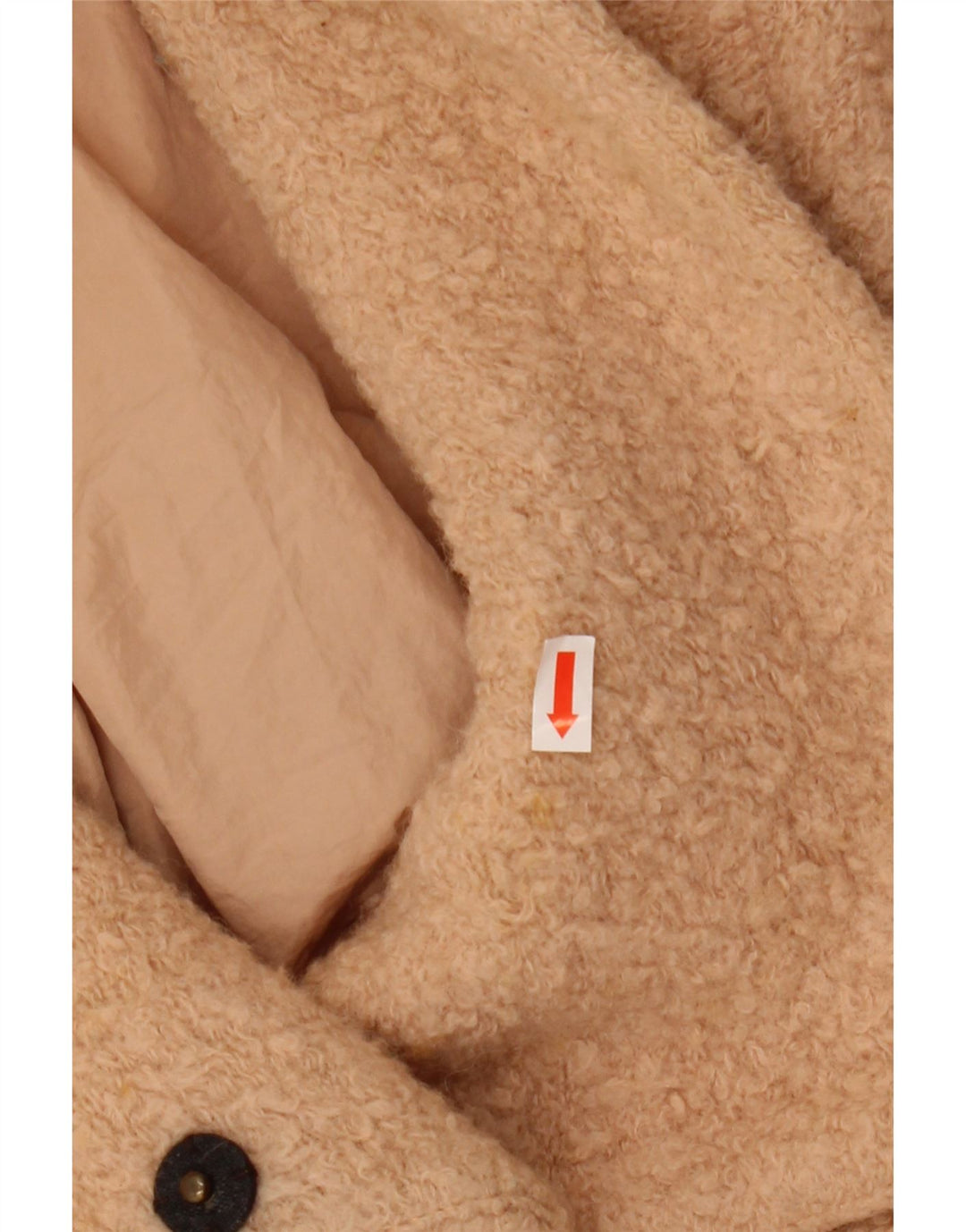 Cappotto doppiopetto ZARA Trafaluc da donna UK 14 Beige medio