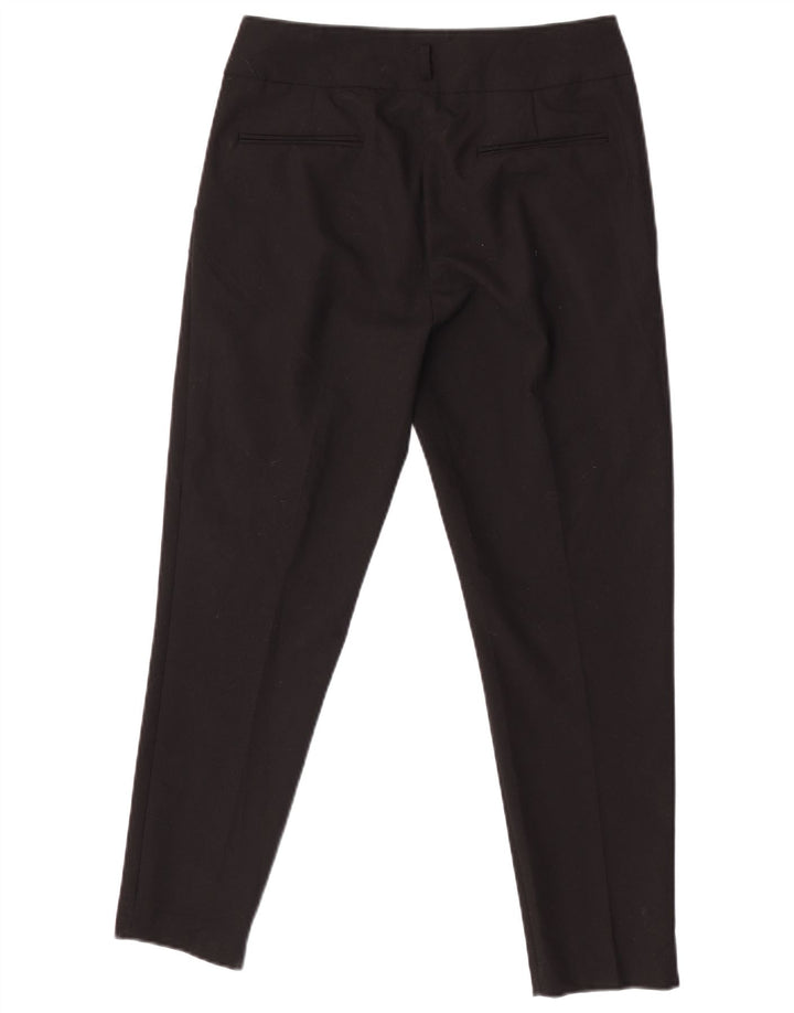 Pantaloni da abito slim da donna Zara XS W24 L25 poliestere nero