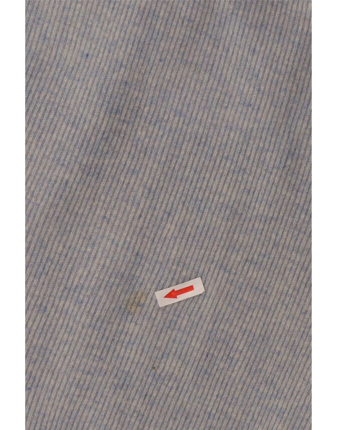 Gonna a palloncino vintage da donna in maglia grande W32 in lana blu
