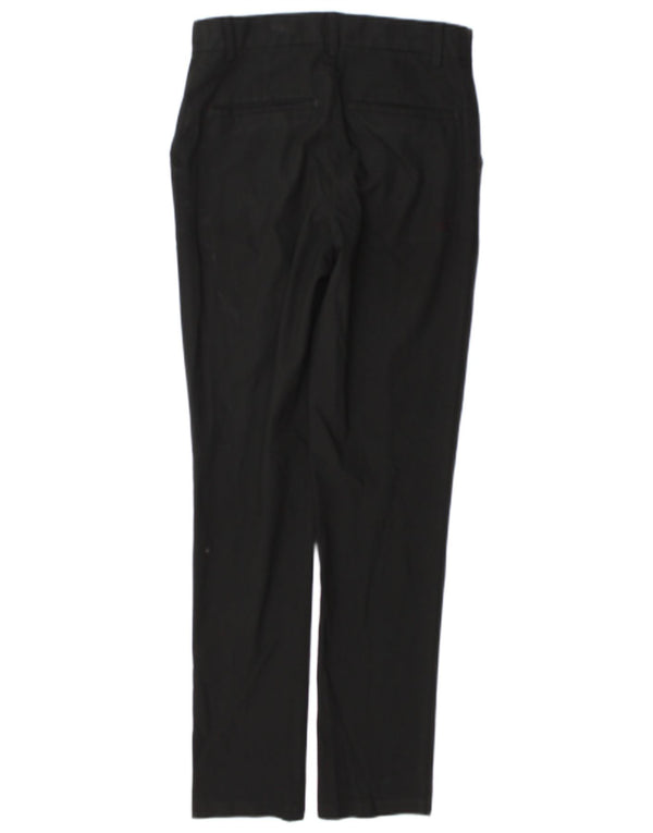Pantaloni da abito slim Marks & Spencer da ragazzo 13-14 anni W27 L29 poliestere nero