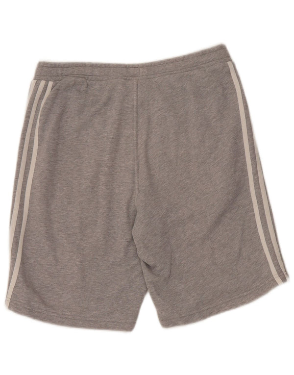 Pantaloncini sportivi da uomo ADIDAS piccoli in cotone grigio