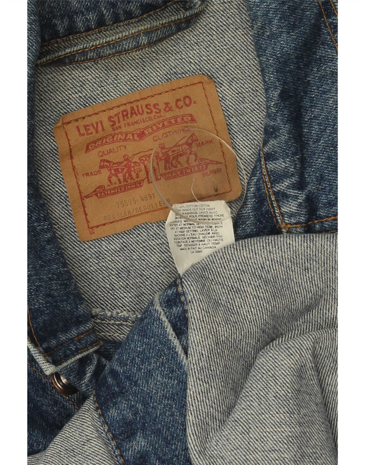 Giacca di jeans da uomo Levi's UK 38 Cotone blu medio
