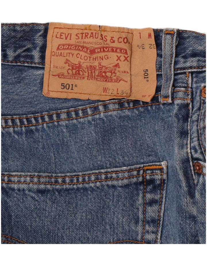 Levi's Uomo 501 Jeans dritti W32 L34 Blu