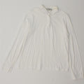 TRUSSARDI Womens Polo Shirt UK 14 Medium White Cotton Vintage Trussardi and Second-Hand Trussardi from Messina Hembry 