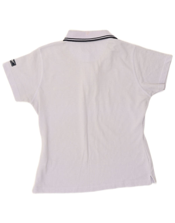 Polo Reebok da donna UK 14 grande viola in poliestere