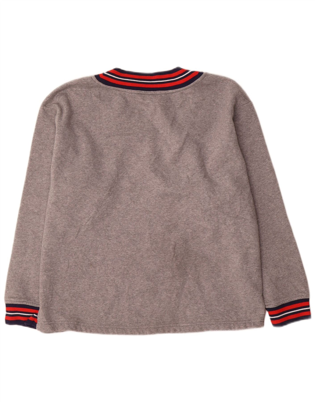 Felpa grafica da donna Fila Jumper UK 14 Large Grey Colourblock