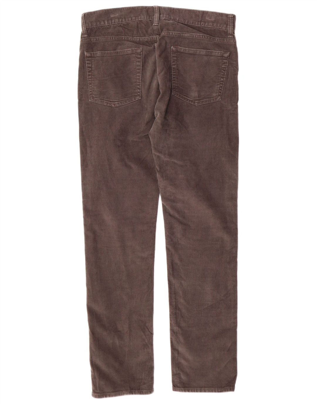 J. CREW Pantaloni da uomo 484 slim in velluto a coste W30 L30 cotone grigio