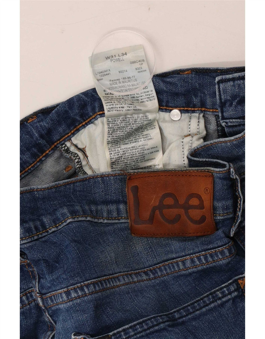 Jeans Lee Powell Slim da donna W31 L29 cotone blu