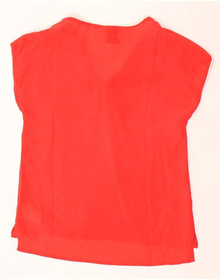 Marina Yachting Camicetta oversize da donna Top UK 6 XS Seta rossa