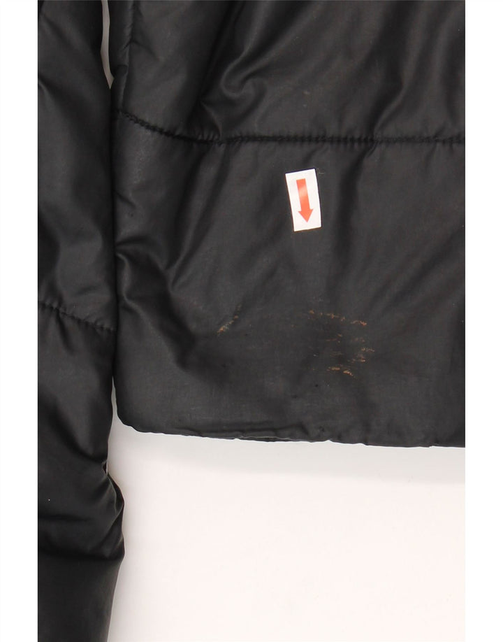 Giacca imbottita con cappuccio grafico Nike da ragazzo 10-11 anni medio poliestere nero