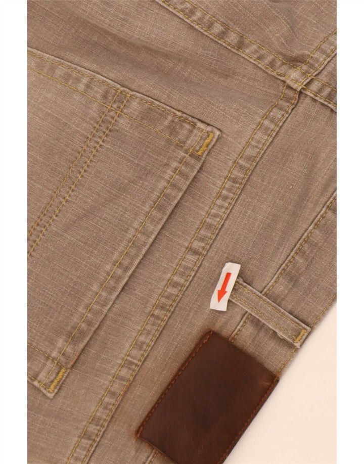 Jeans dritti da uomo Marks & Spencer W40 L33 cotone kaki