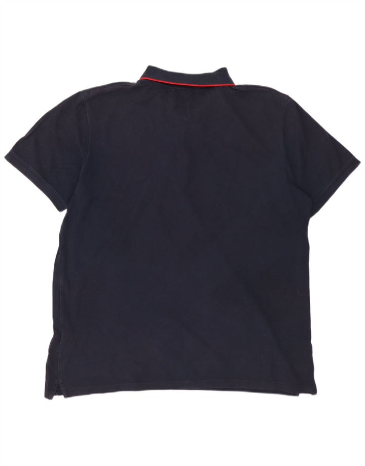 Polo da uomo slim fit TIMBERLAND XL in cotone blu navy