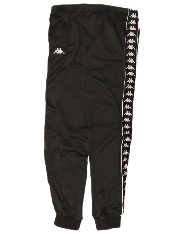 Pantaloni da tuta con grafica Kappa da donna Joggers UK 14 Large Nero