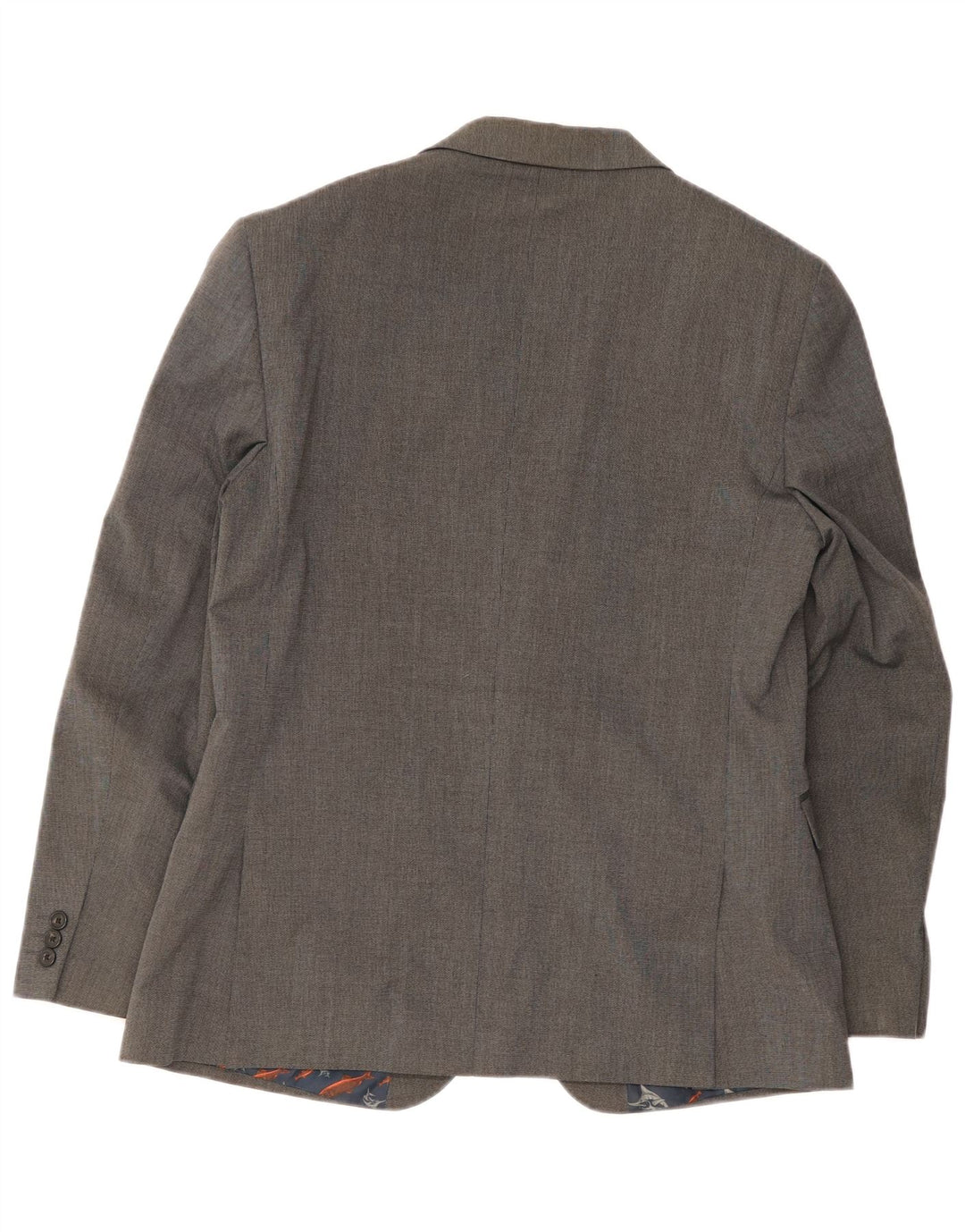 Giacca blazer da uomo a 2 bottoni vestibilità moderna Ted Baker US 42 XL poliestere grigio