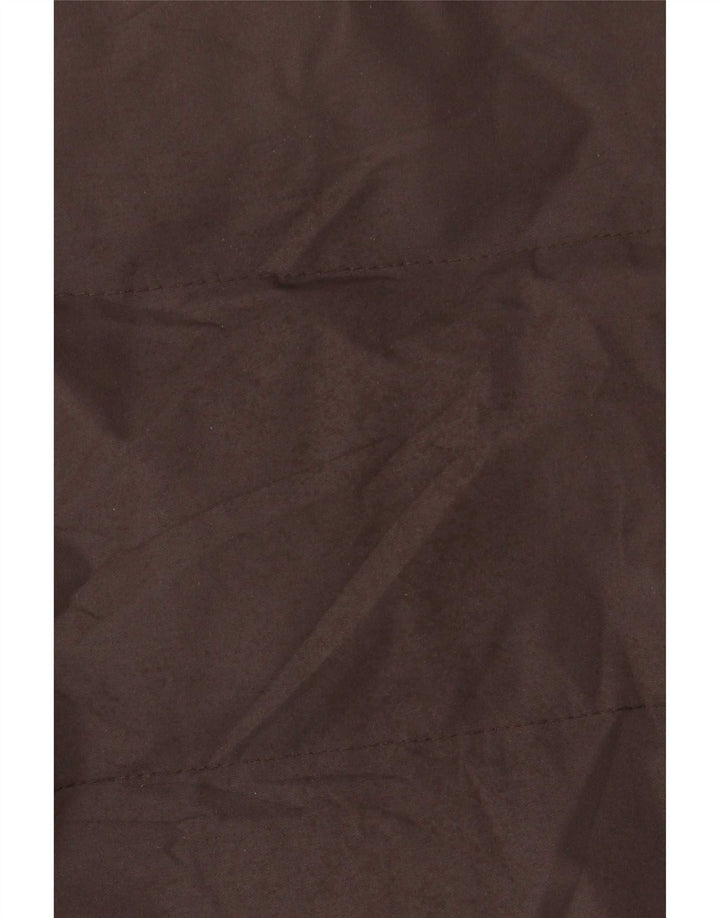 Cappotto imbottito con cappuccio da uomo Geographical Norvegia EU 38/40 Poliestere marrone medio