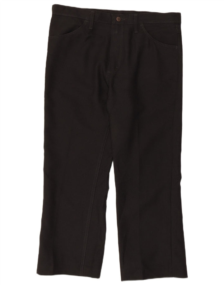 Pantaloni casual dritti da uomo WRANGLER W36 L26 poliestere nero