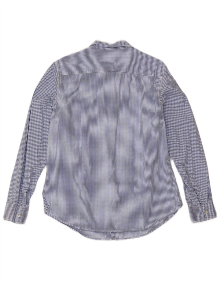 Camicia da donna Benetton UK 12 Blu medio a quadretti