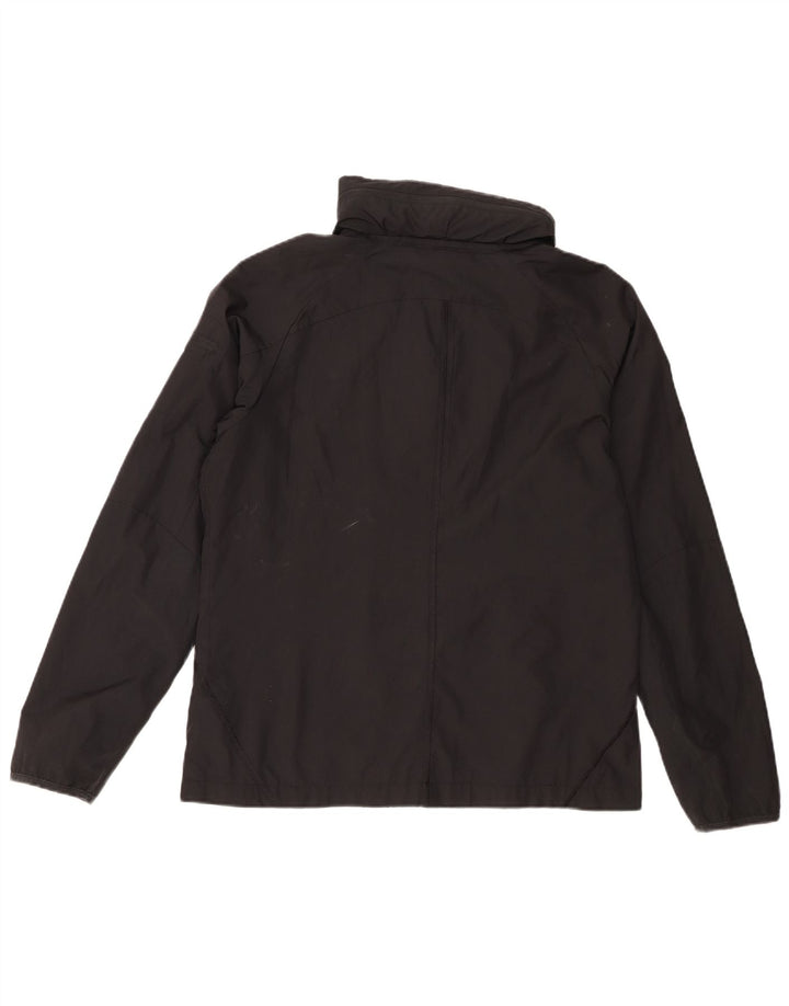 Giacca antipioggia con cappuccio da donna Lotto UK 18 XL Poliestere nero