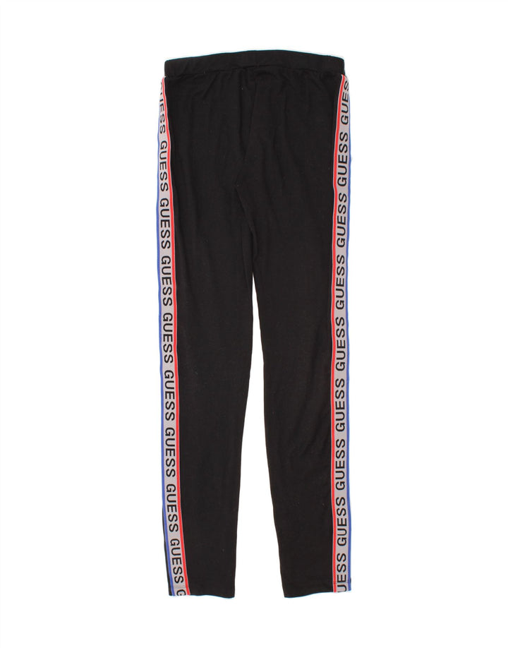 GUESS Girls Graphic Leggings 13-14 Years Black Vintage Guess and Second-Hand Guess from Messina Hembry 