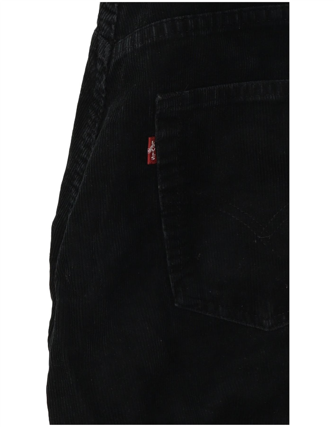 Pantaloni Levi's da donna in velluto a coste bootcut W30 L27 neri