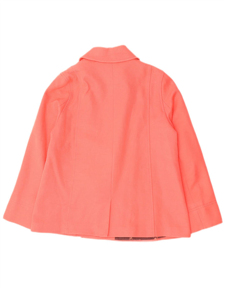 Cappotto da marinaio doppio petto da donna Cath Kidston UK 14 grande cotone rosa