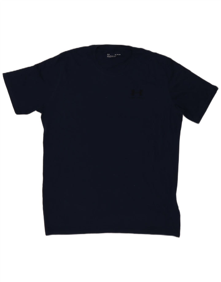 Maglietta da uomo UNDER ARMOUR XL XL in cotone blu navy