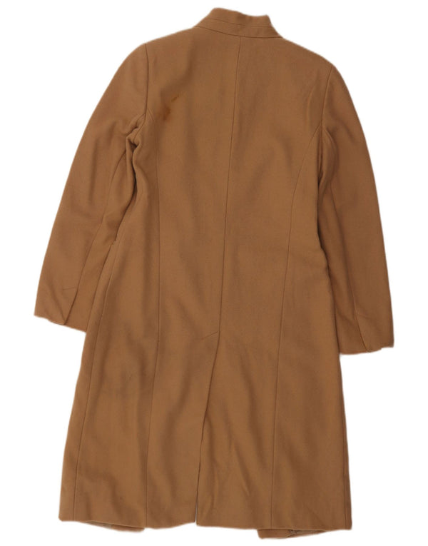 Cappotto autografo da donna Marks & Spencer UK 8 piccolo in lana marrone