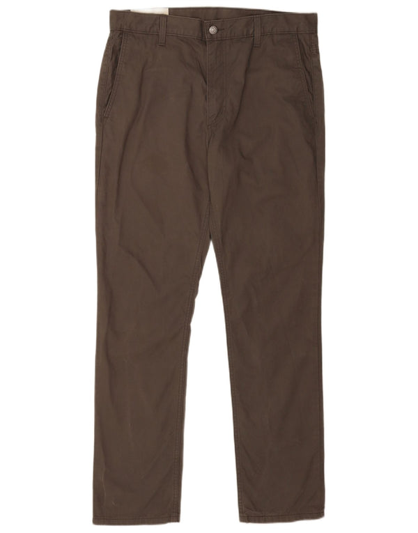 Pantaloni chino dritti da uomo Levi's W34 L32 in cotone grigio