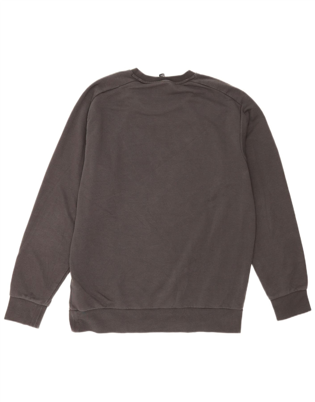 Felpa Adidas da uomo con vestibilità regolare grafica, maglione grande, cotone grigio